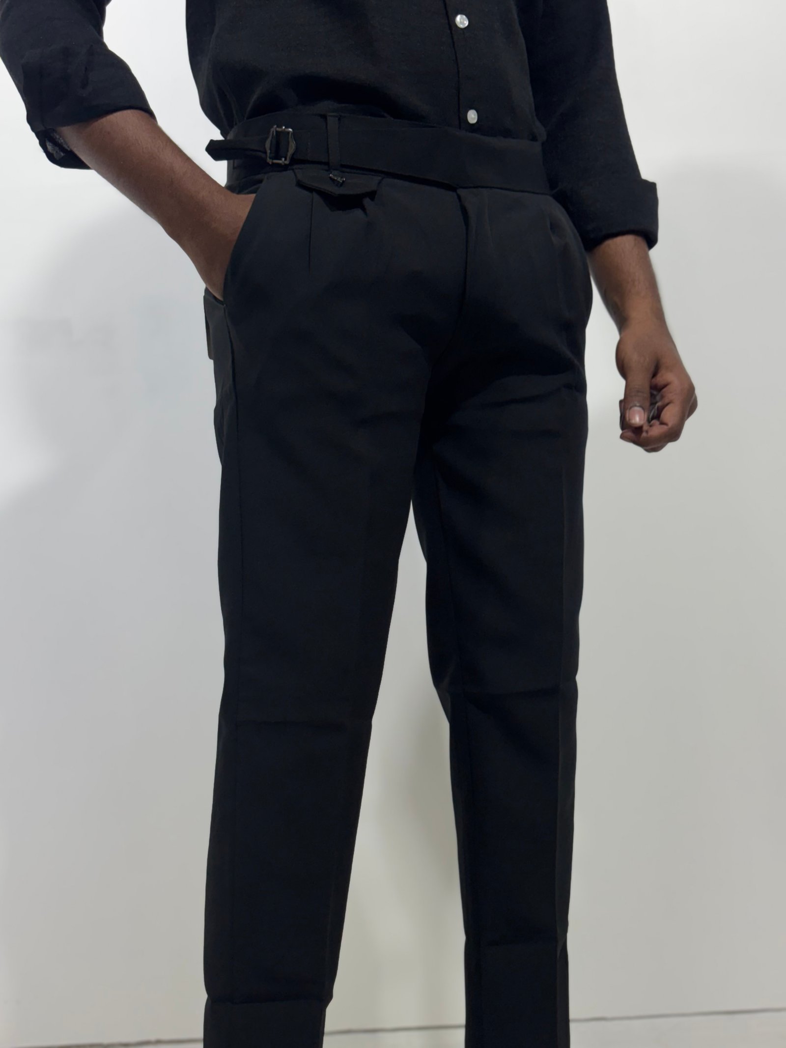 Black Gurkha Pants 